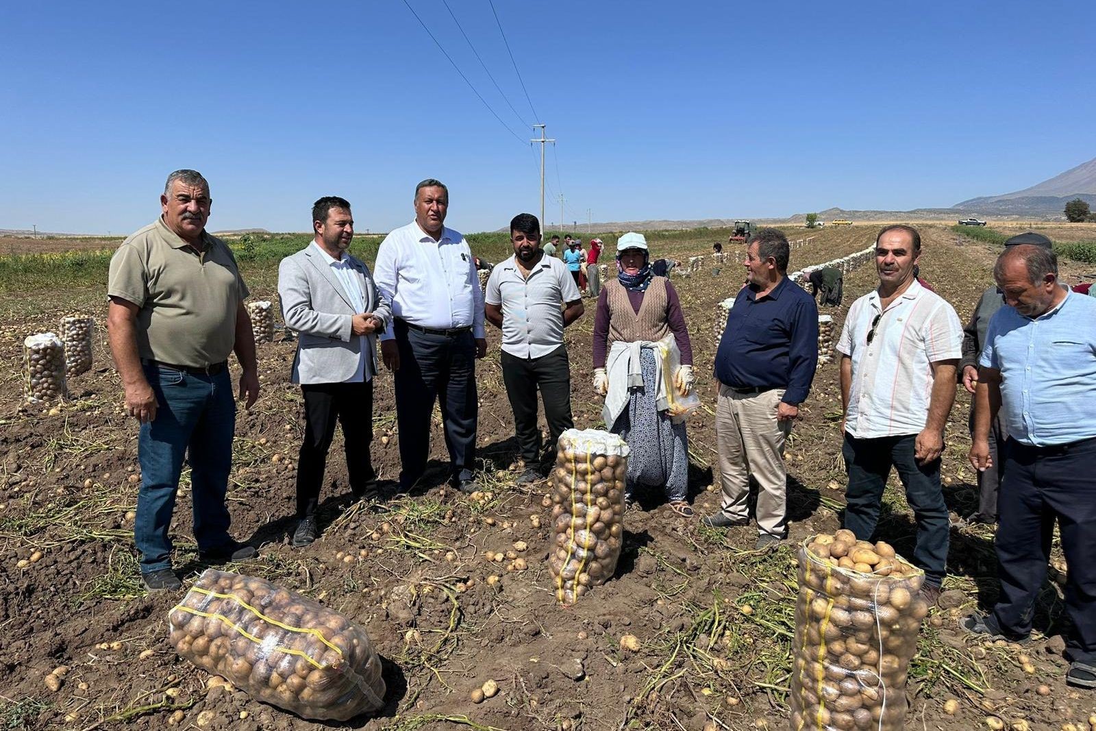 Patates Üreticileri sıkıntılarını alnatıyor