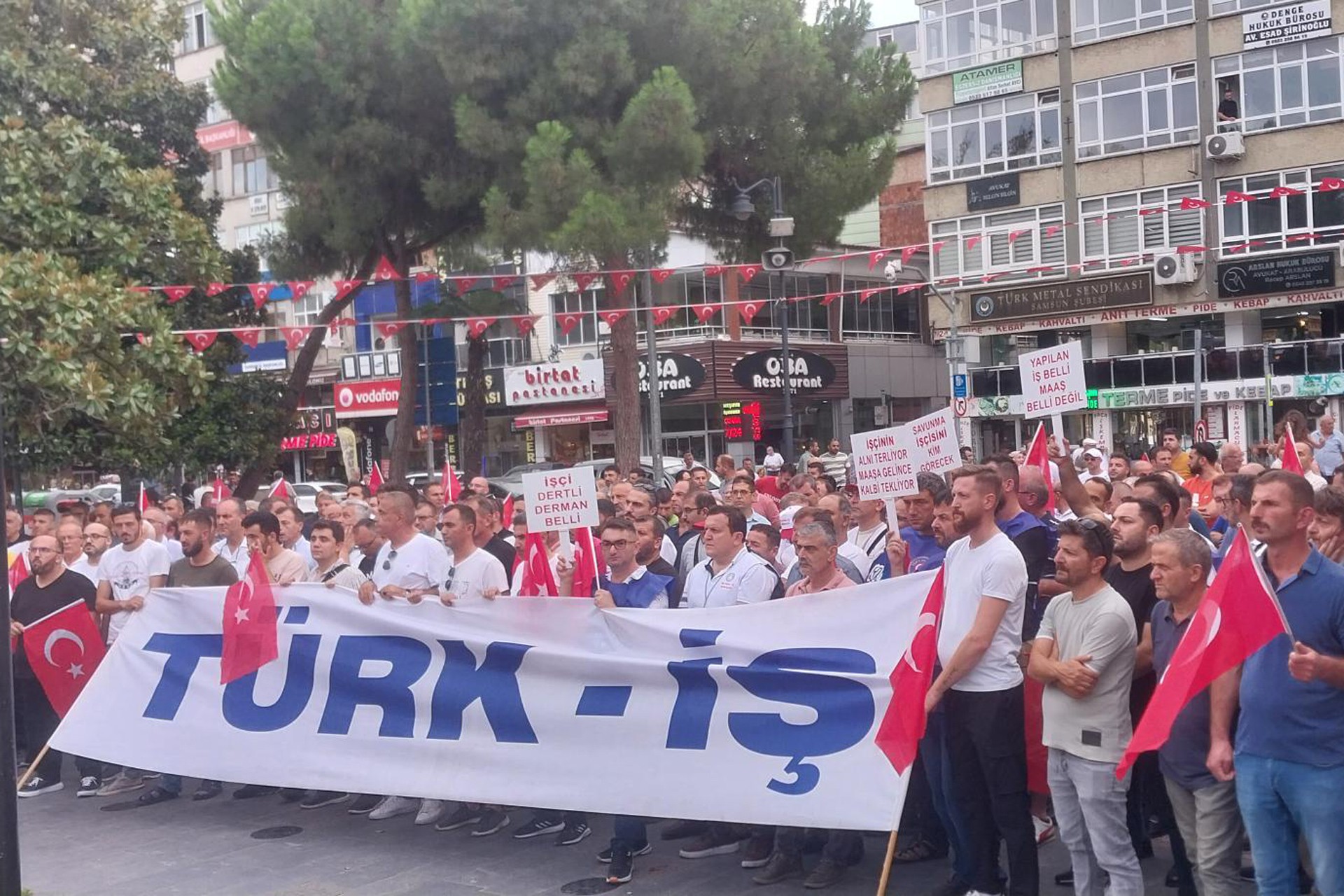 türk iş samsun'da açıklama yaptı 