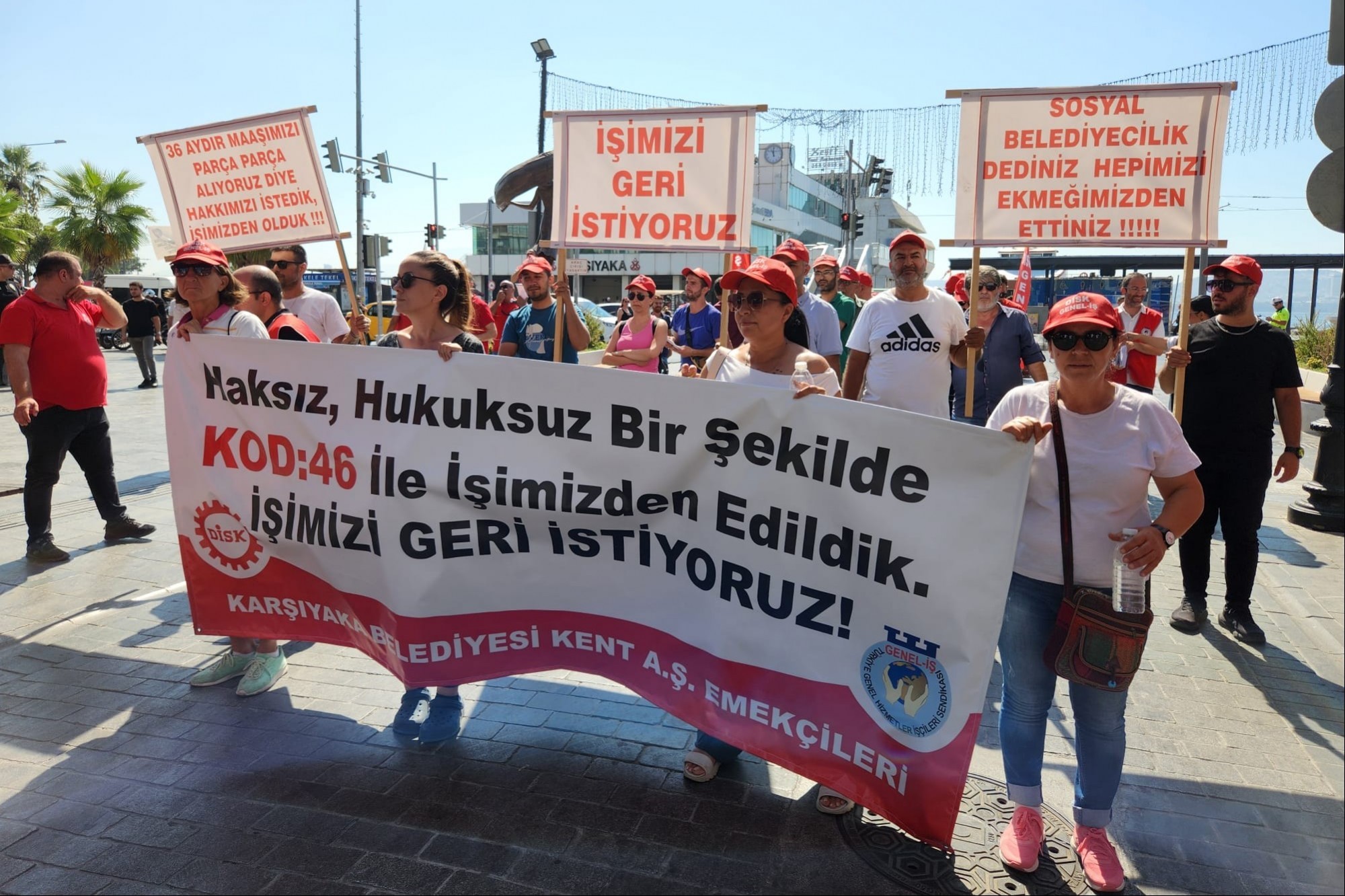 Karşıyaka Belediyesi işçileri