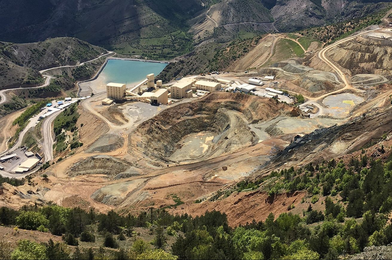 Gümüşhane'nin Kelkit ilçesinde Koza A.Ş'nin altın madeni istediği bölge