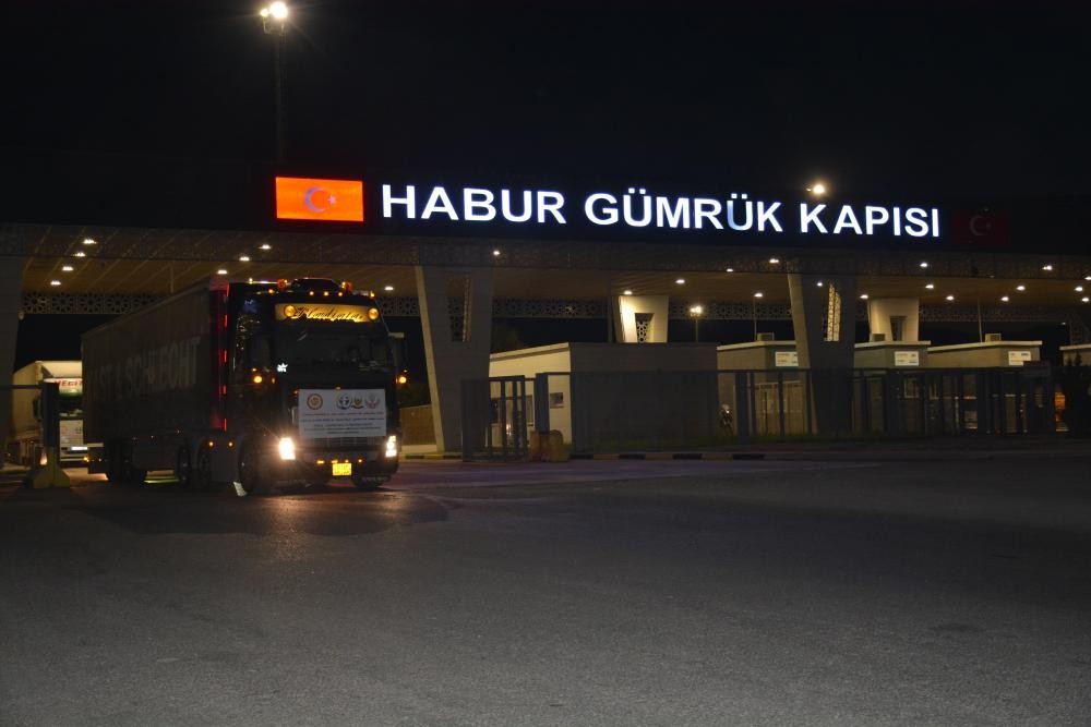 Habur Gümrük Kapısı girişi