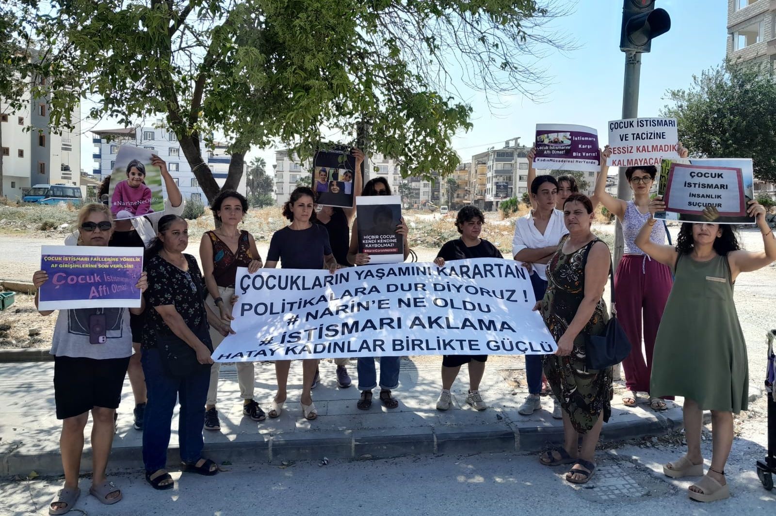 Hatay Kadınlar Birlikte Güçlü Platformu basın açıklaması yaptı