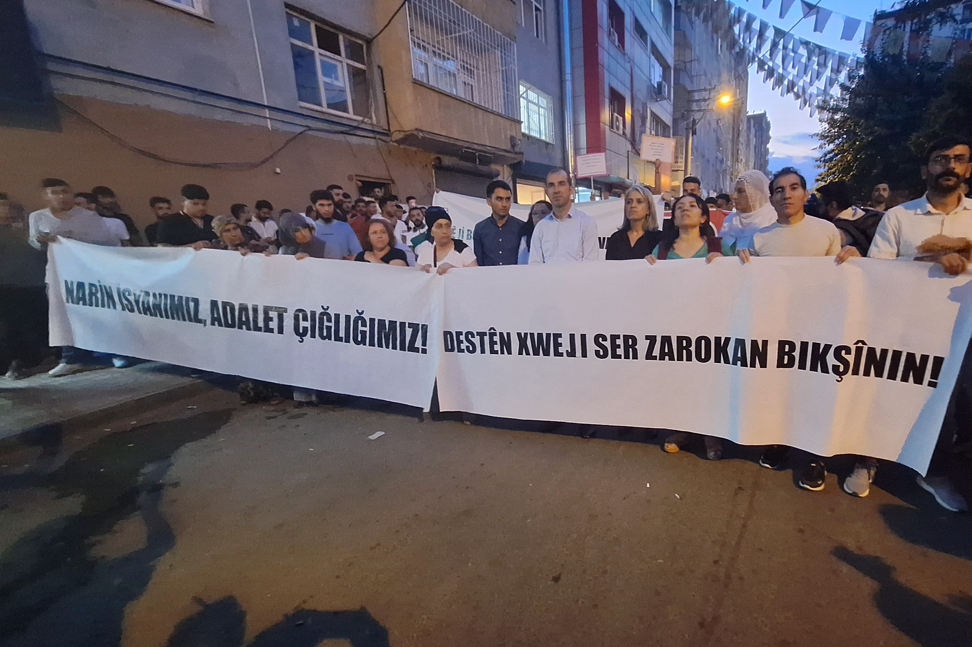 Diyarbakır'da Narin Güran için eylem