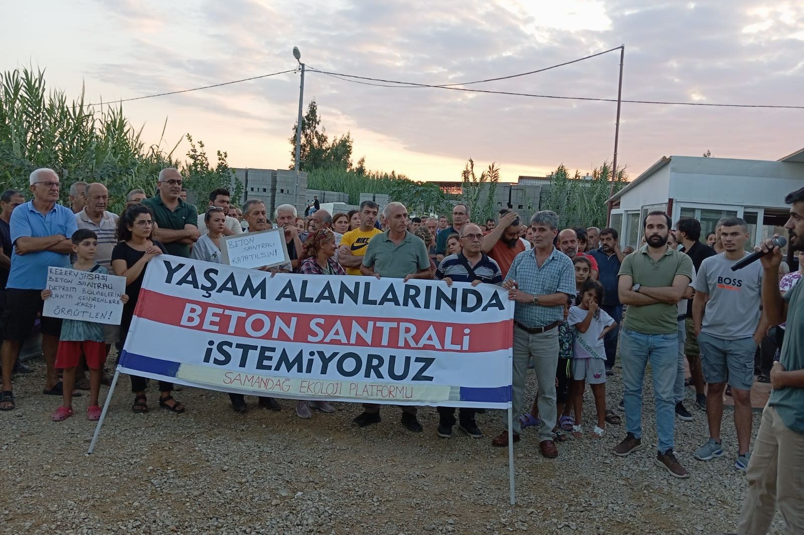 Samandağ Ekoloji Platformu basın açıklaması yaptı