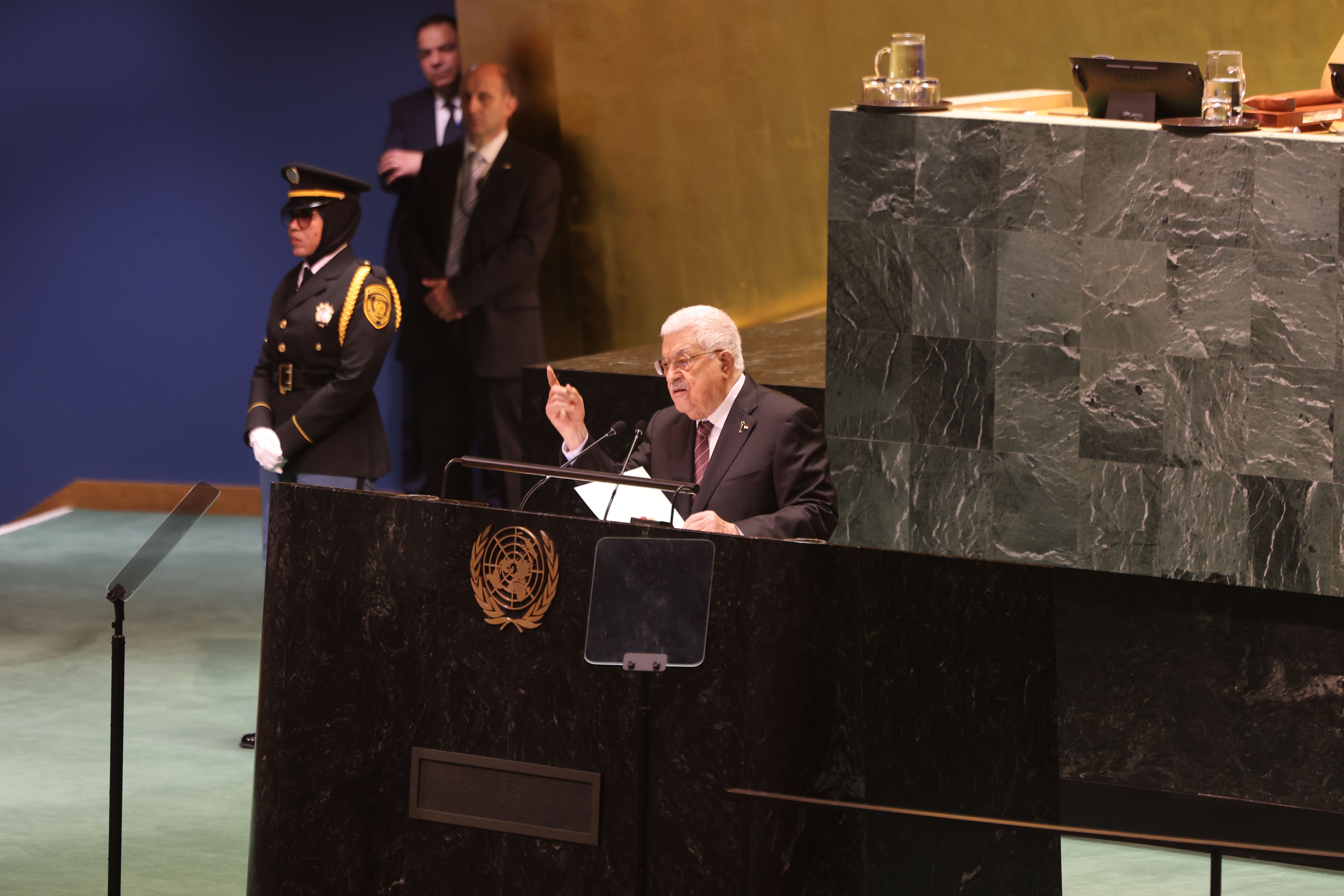 Filistin Yönetimi Başkanı Mahmud Abbas