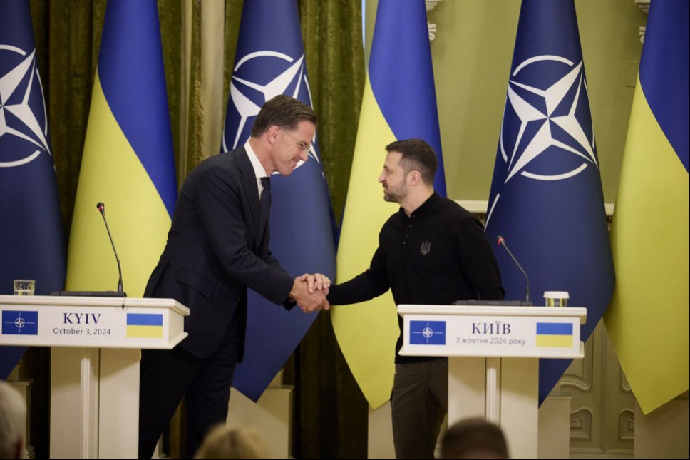 NATO Genel Sekreteri Mark Rutte ve Ukrayna Devlet Başkanı Volodimir Zelenskiy