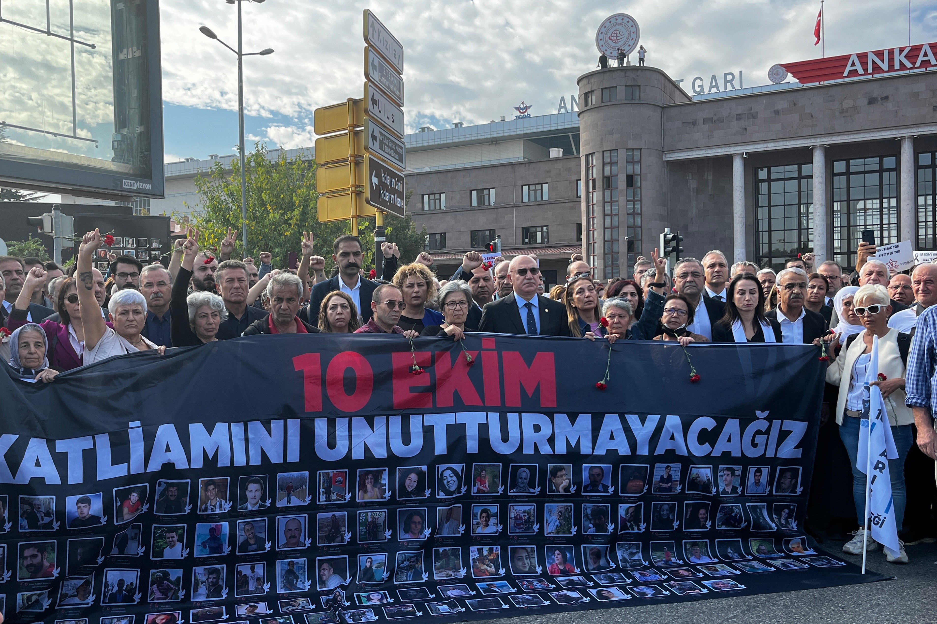 Ankara 10 ekim anması 