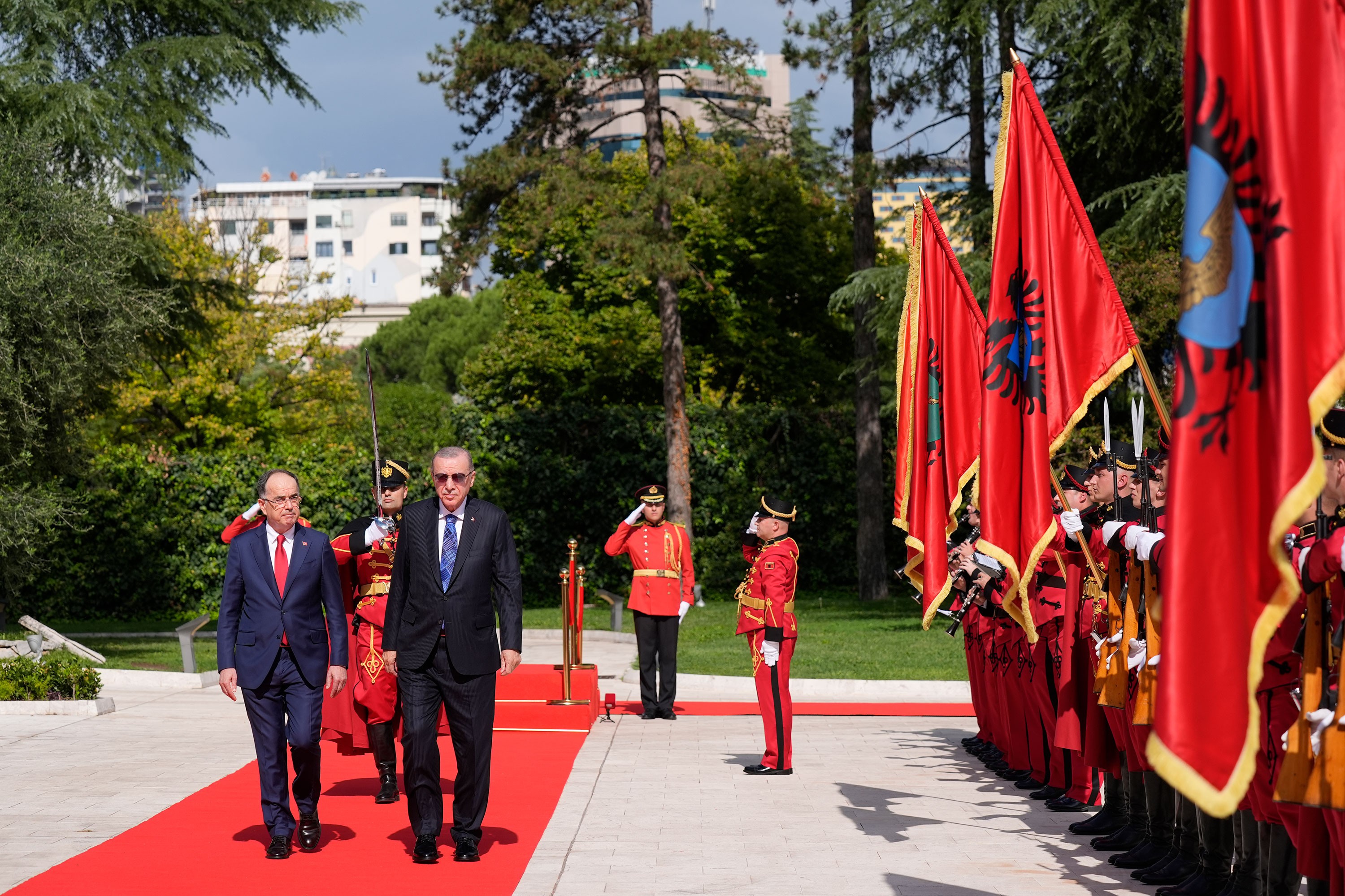 Erdoğan'ın Arnavutluk ziyareti