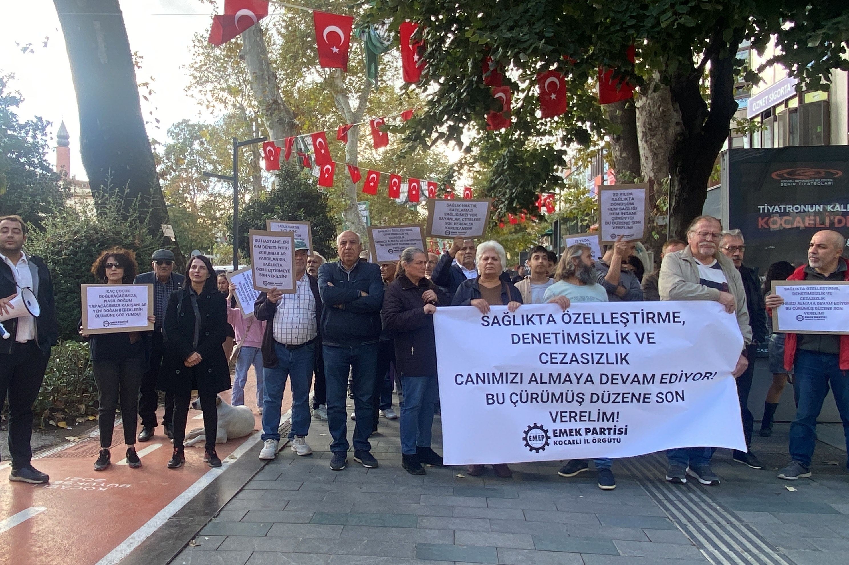 Emep Kocaeli İl Örgütü basın açıklaması düzenledi