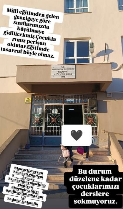 Sınıf birleştirme yapılmak istenen Kışladüzü İlkokulu