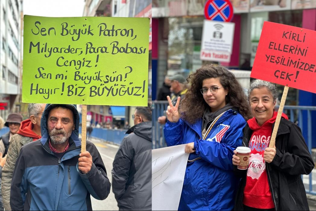 Tarbzon'da madenlere karşı miting