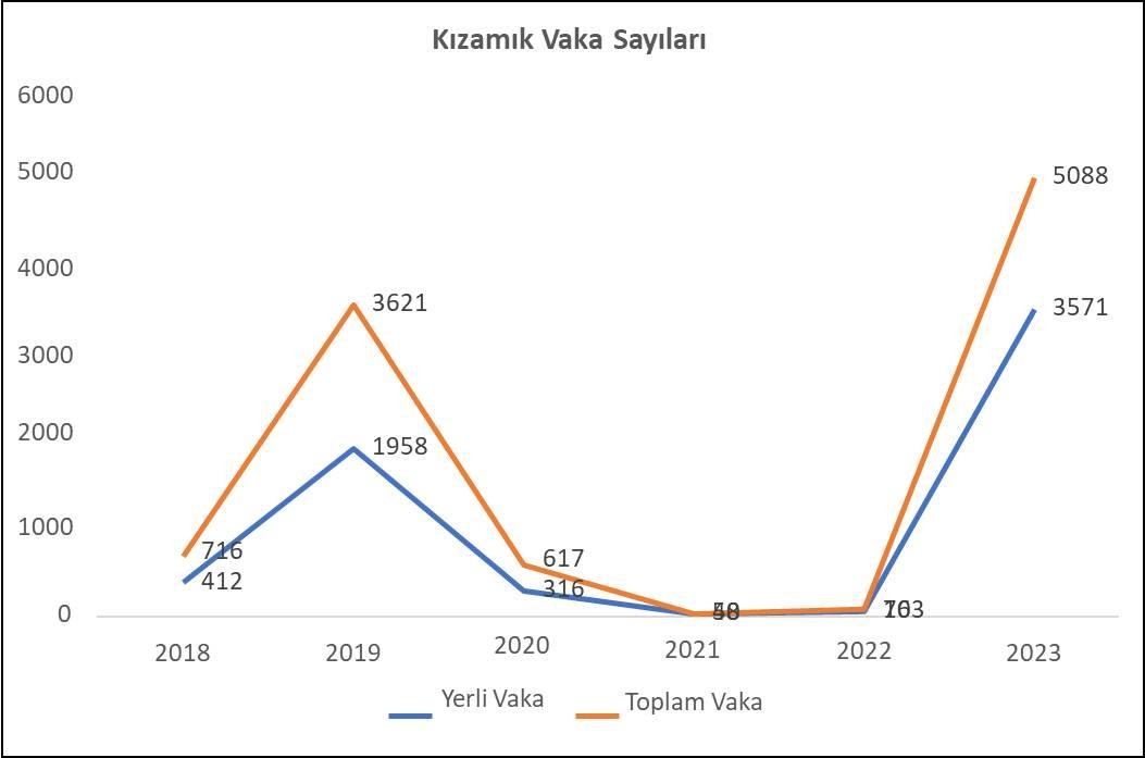 TTB'nin kızamık aşısı tablosu