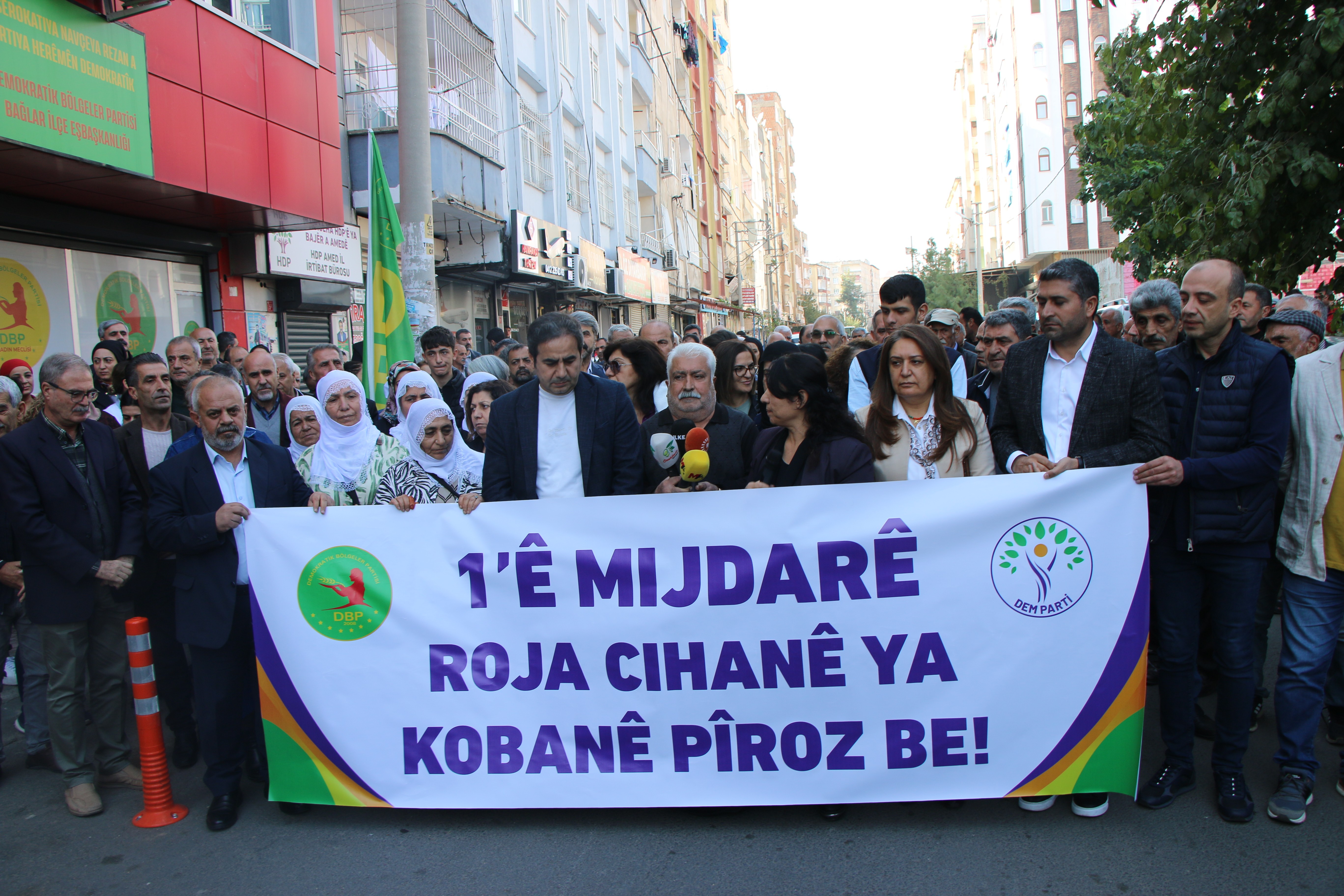 Kobane kutlaması