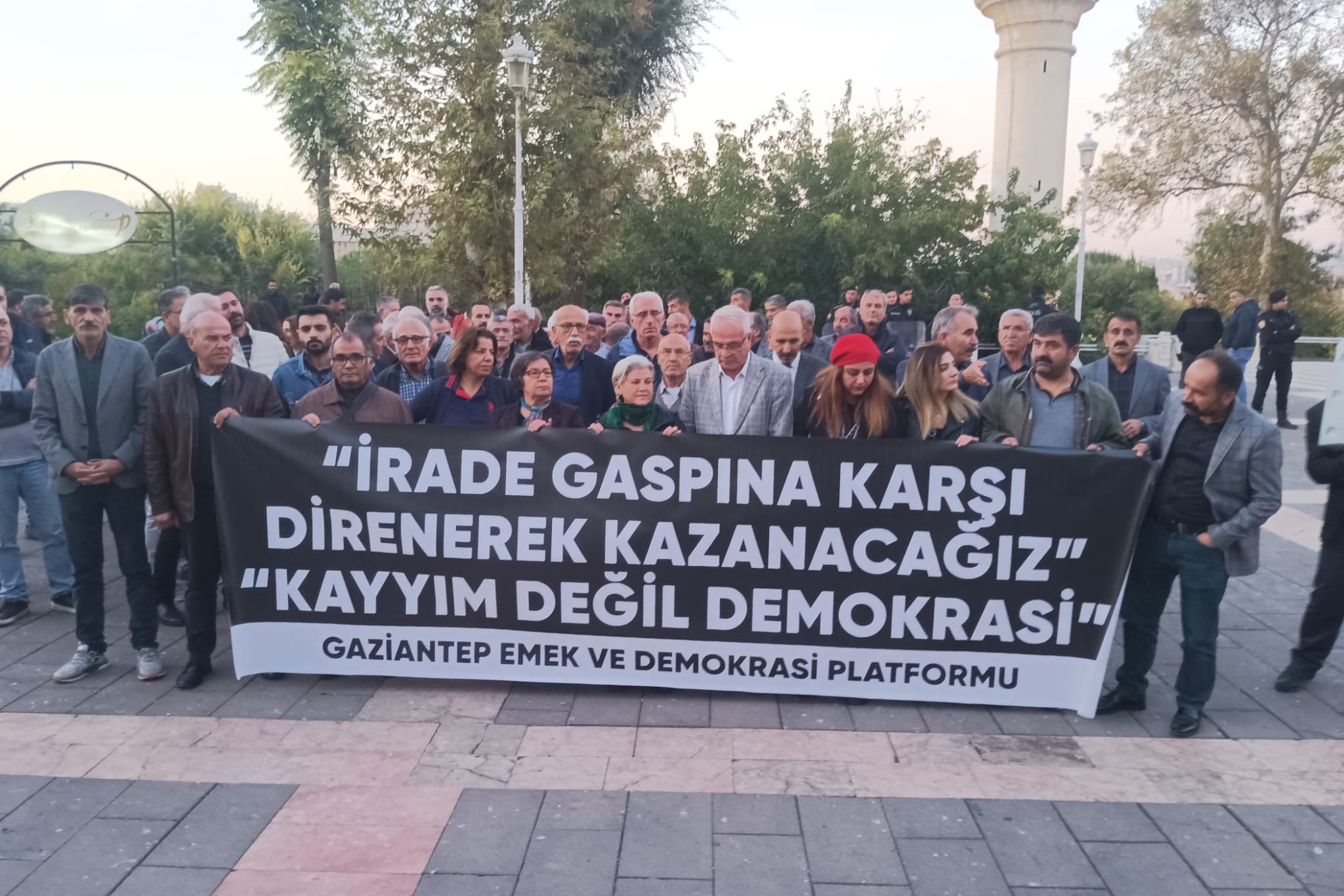 Antep kayyım protesto 