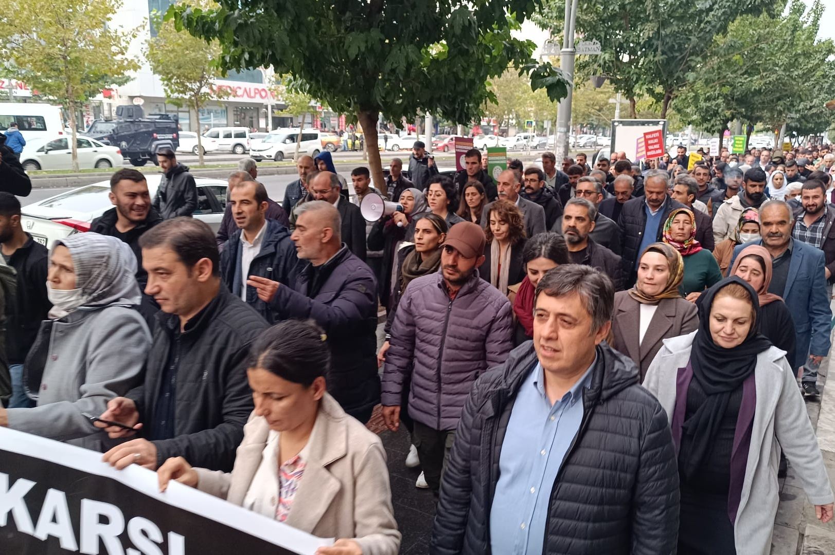 Batman'da kayyım protestosu