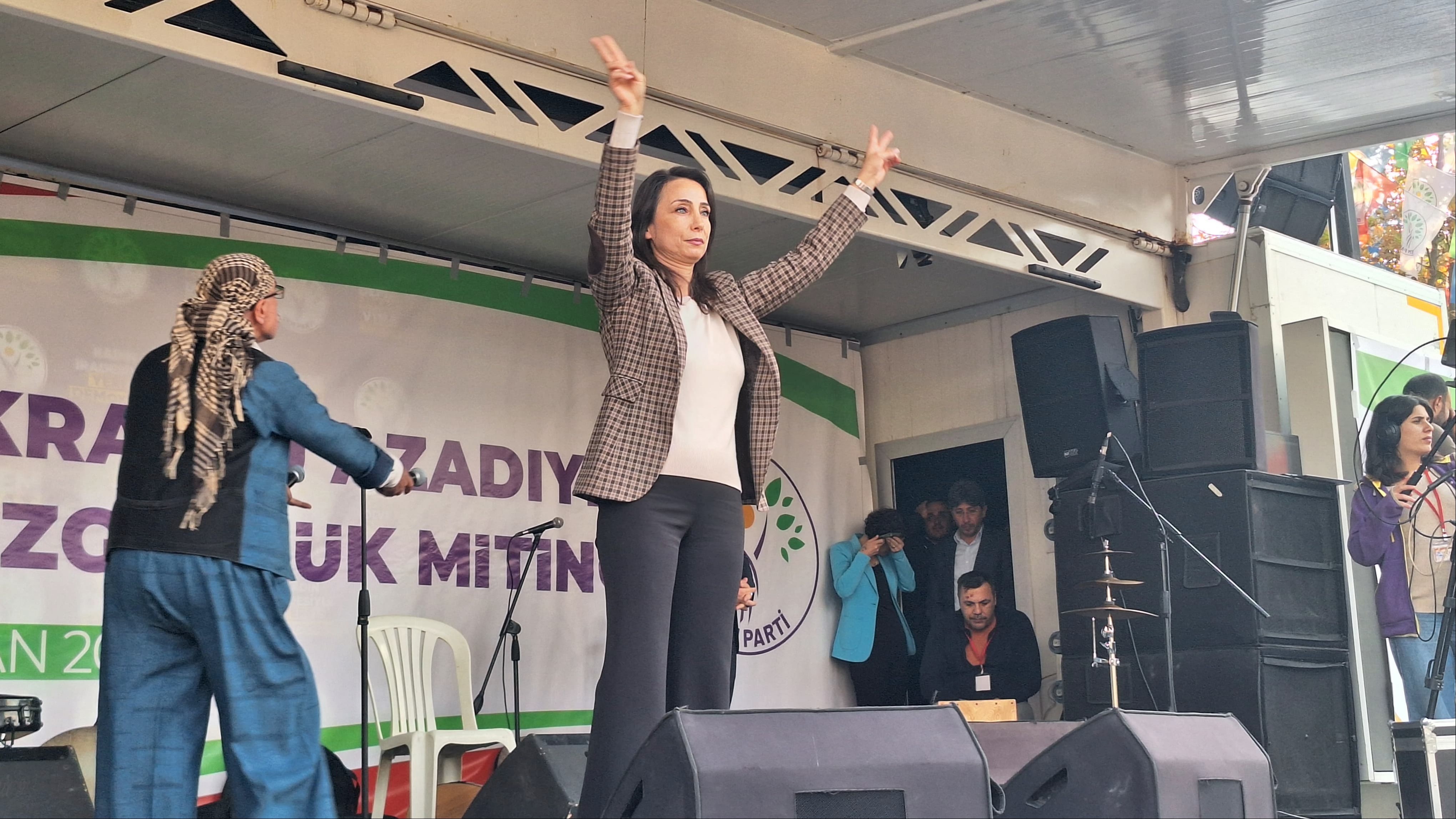 Tülay Hatimoğulları, Batman'da Demokrasi ve Özgürlük mitinginde