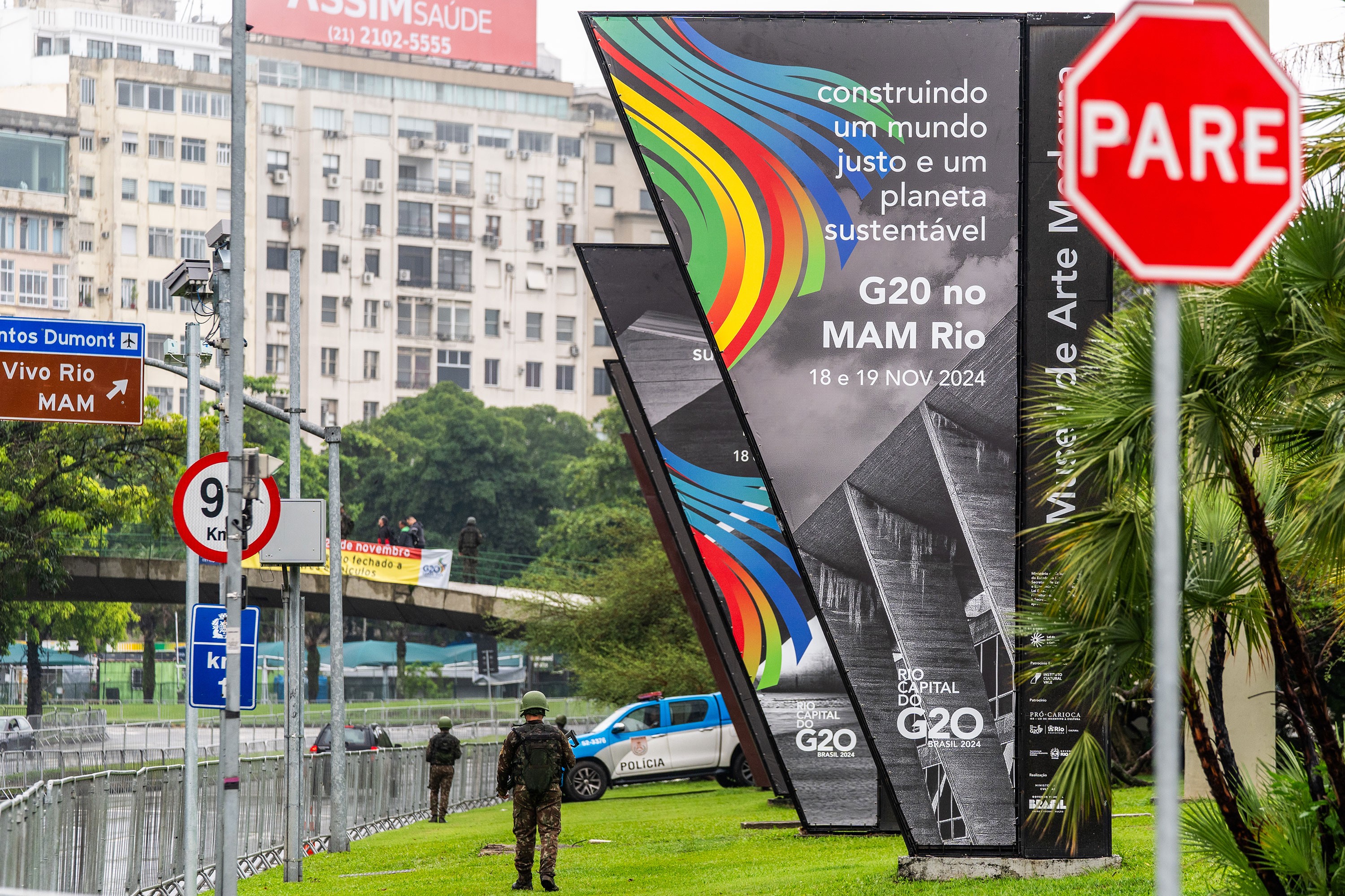 Rio de Janeiro'da düzenlenen G20 Liderler Zirvesi için geniş güvenlik önlemleri alındı