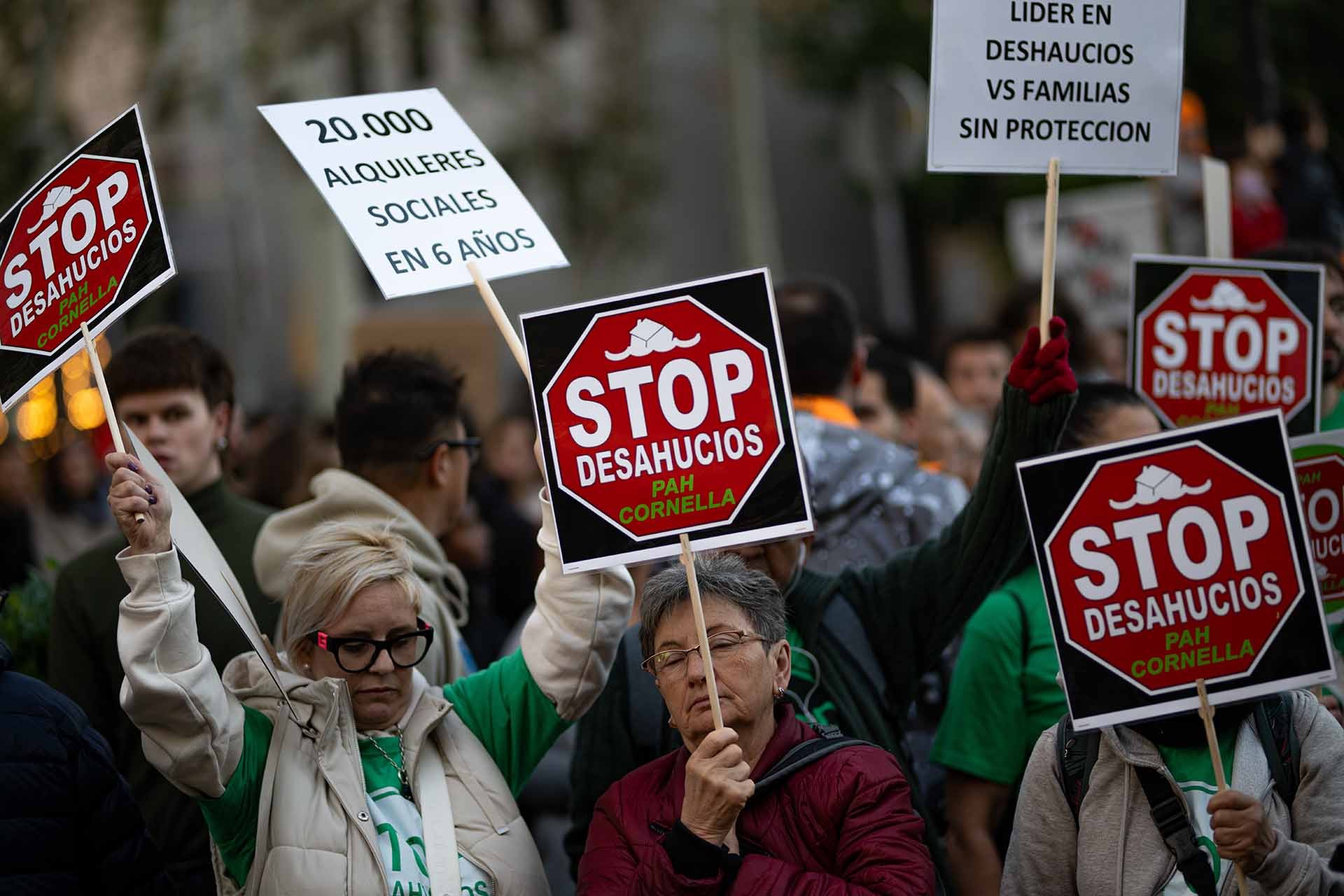 Barcelonalıların protestosu 