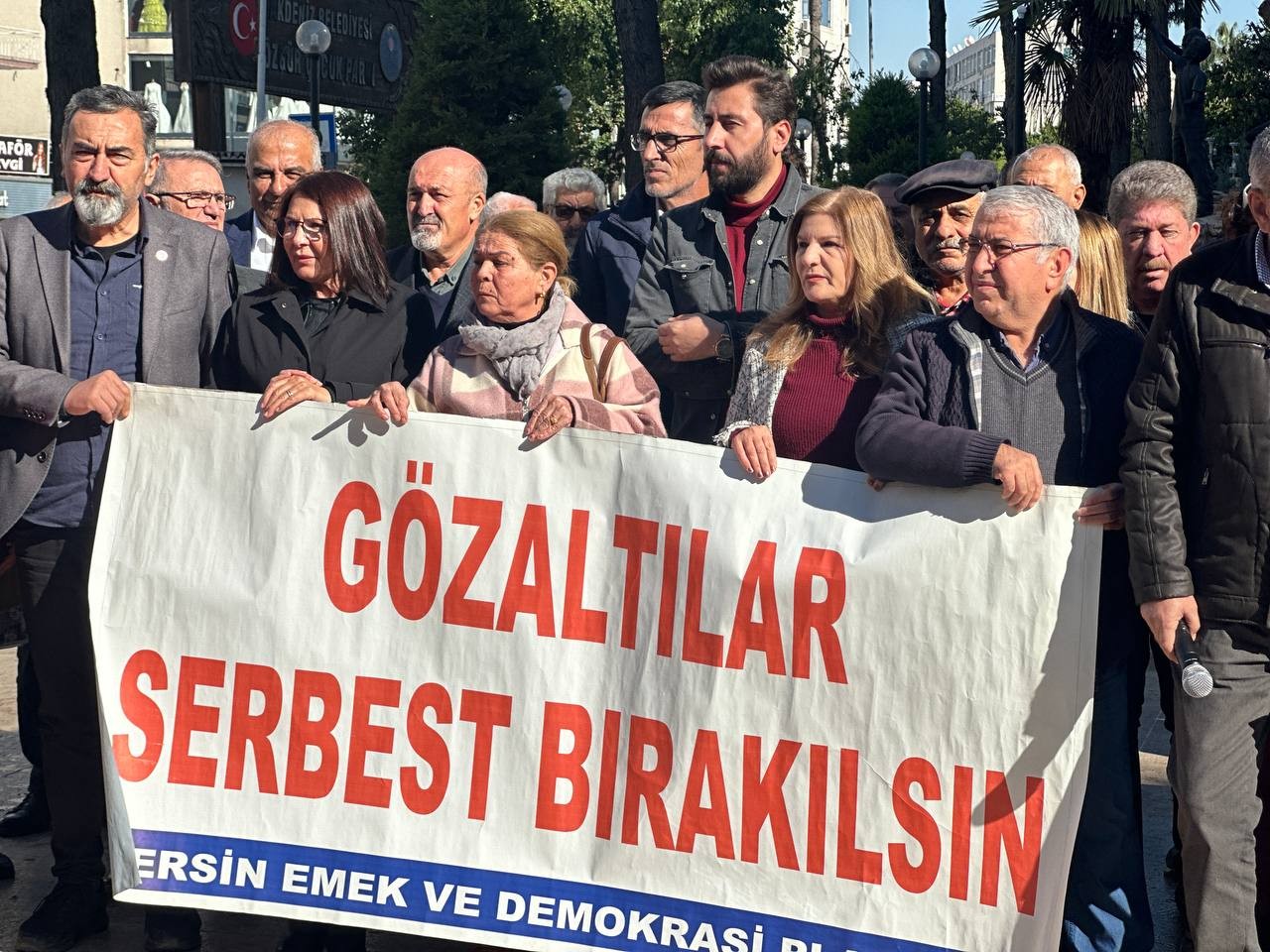 Gözaltılar protesto edildi