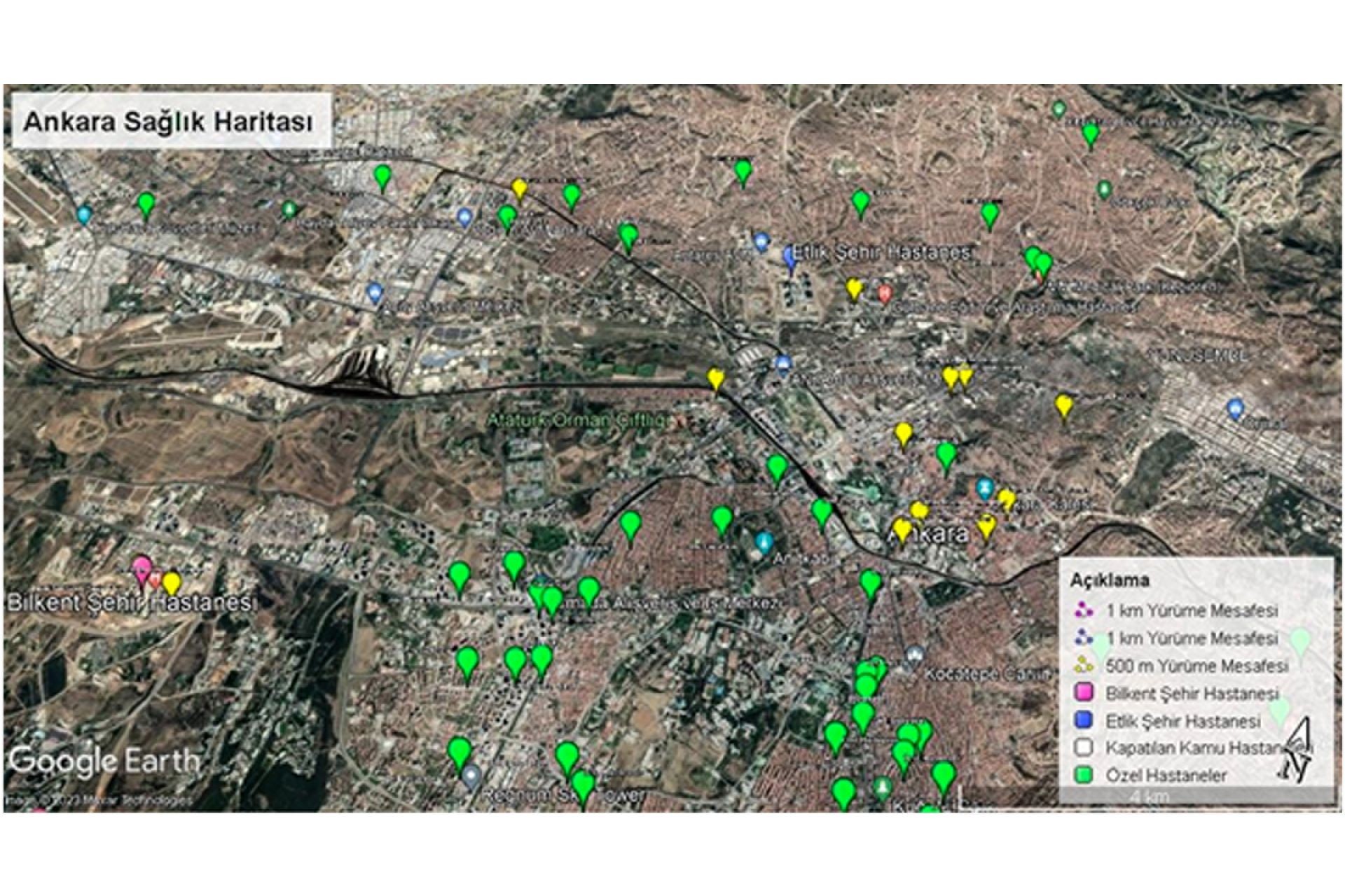 Ankara sağlık haritası