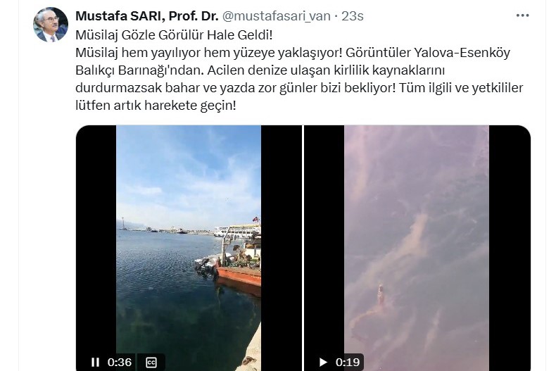 Mustafa Sarı'nın paylaşımı