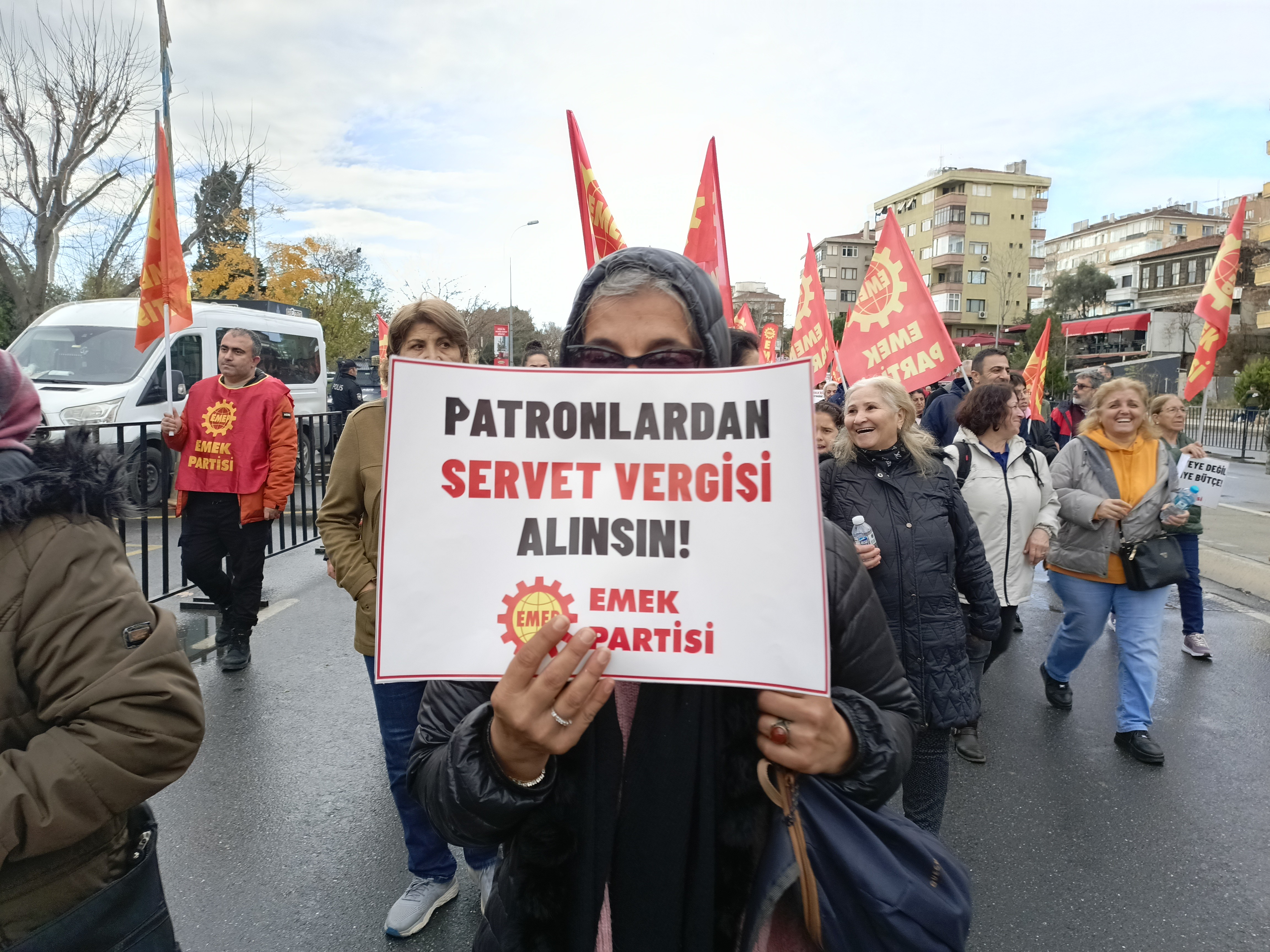 Emek Partisi miting kortej