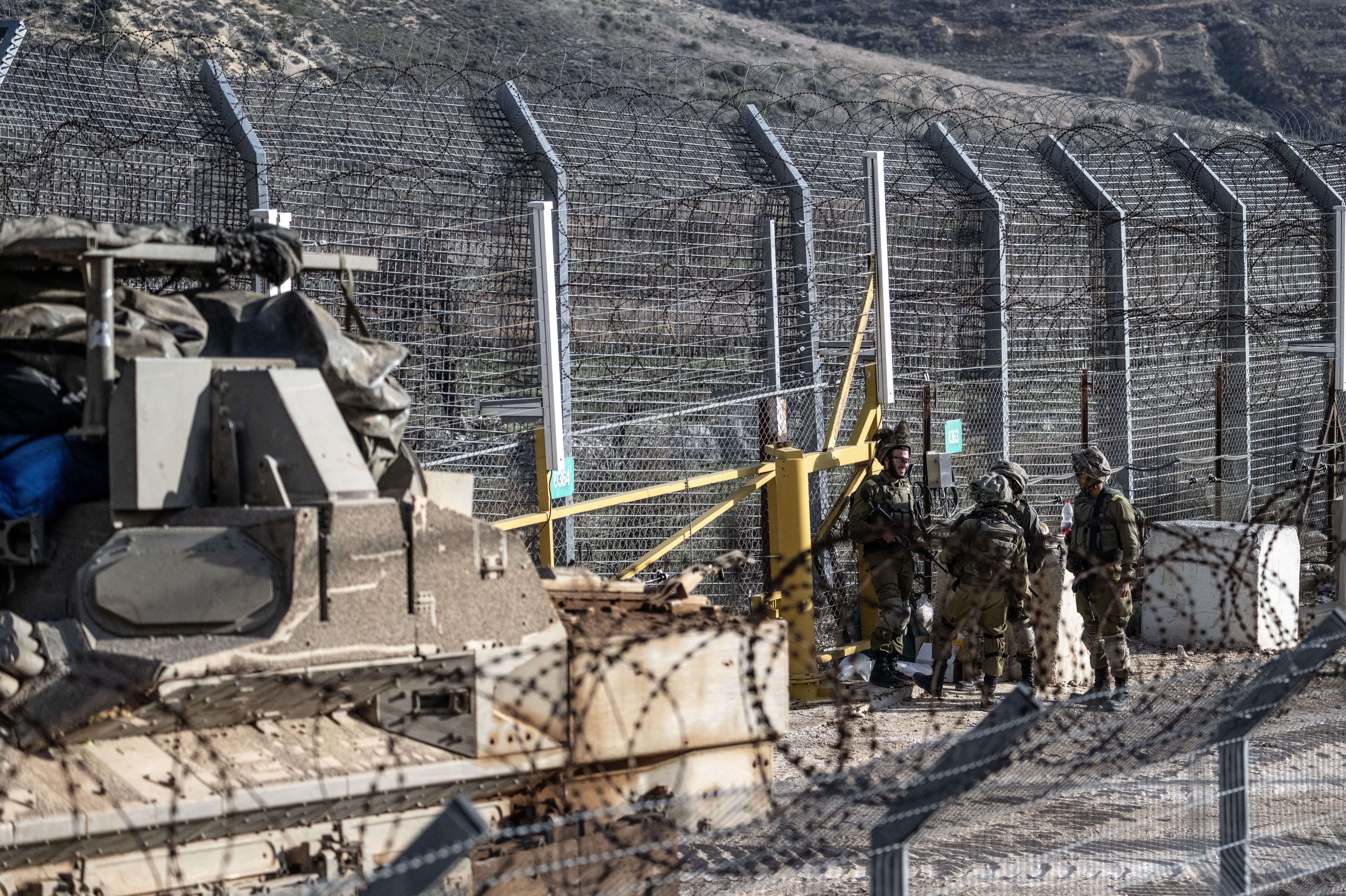 İsrail güçlerinin golan tepelerindeki hareketliliği