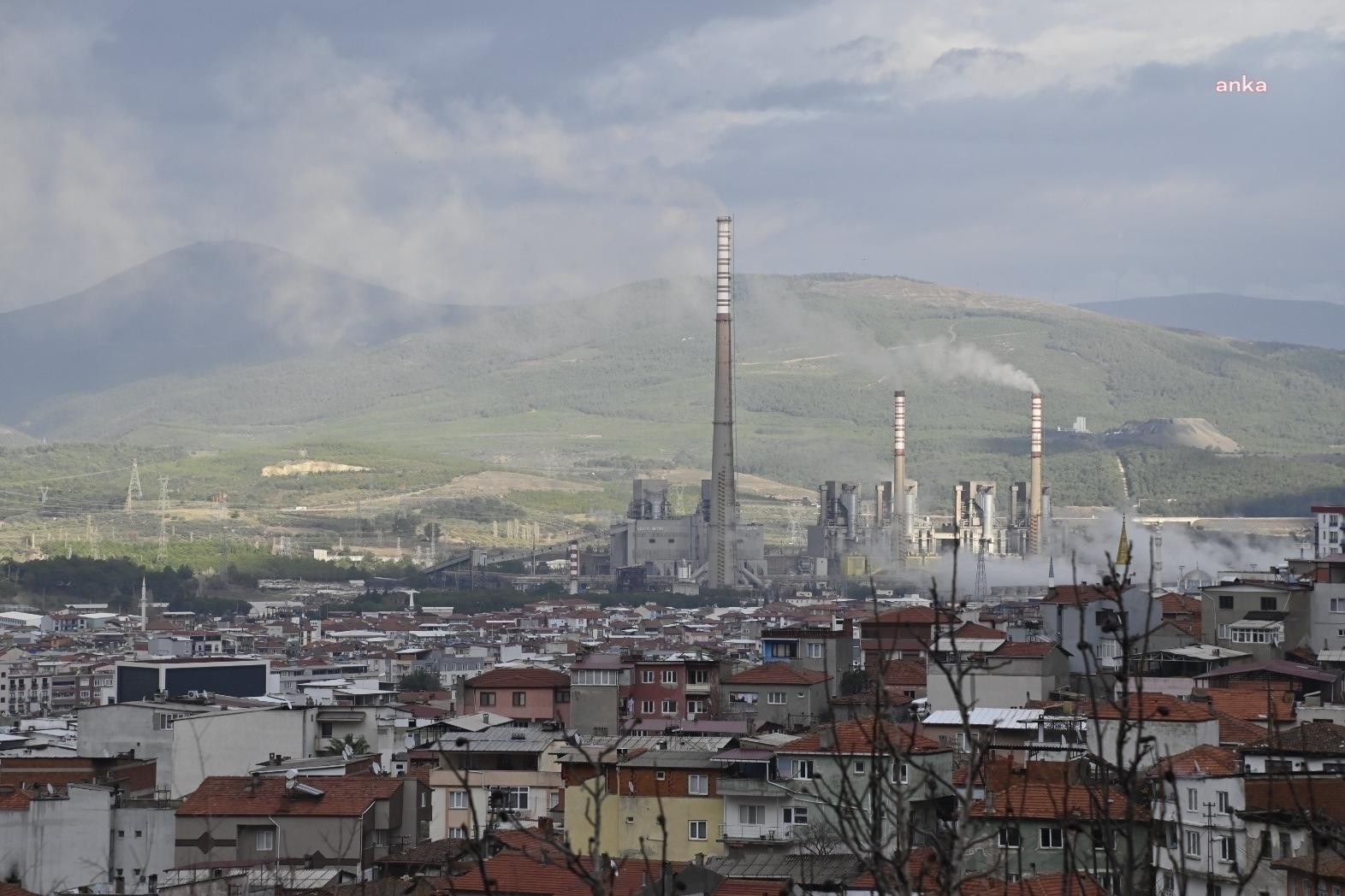 Soma Termik Santrali ve çevresi