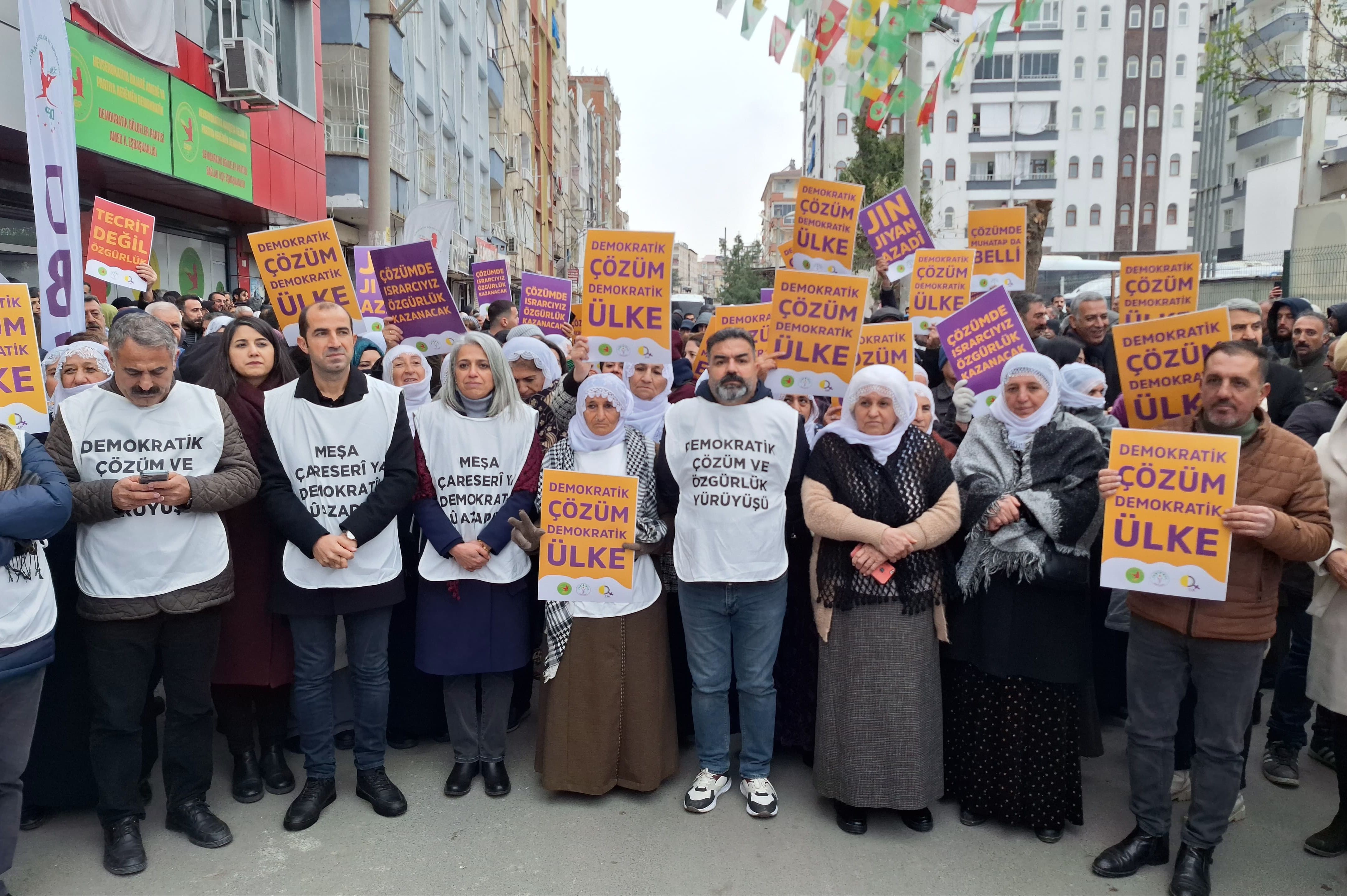 Diyarbakır'da yürüyüş