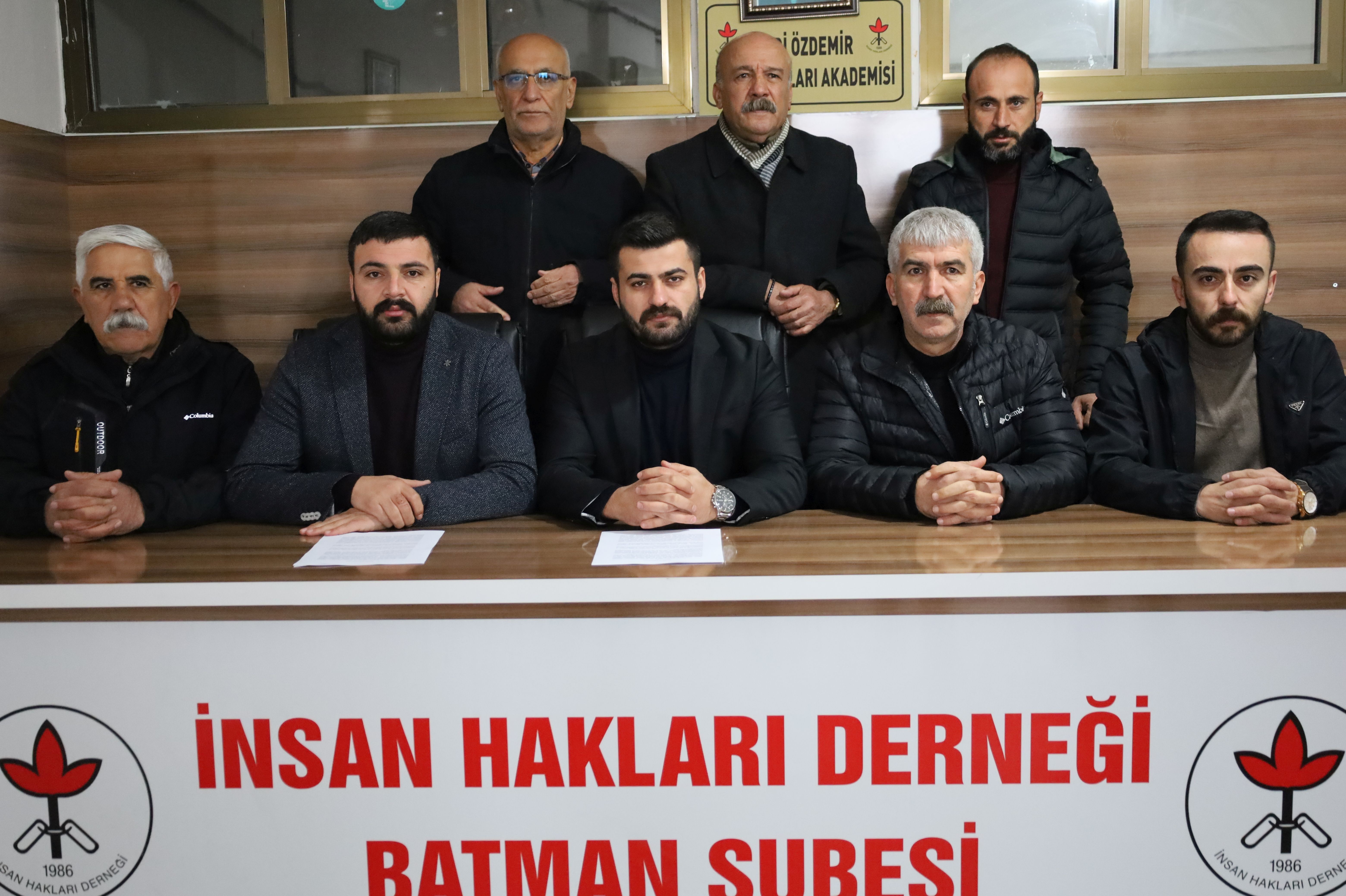 İHD Batman Şubesi kayyım ihlallerini açıkladı