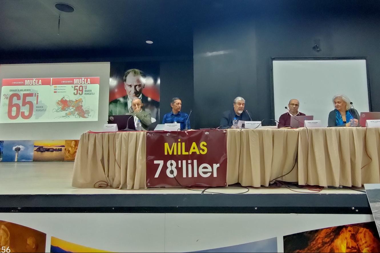 Milas 78’liler Derneği tarafından gerçekleştirilen çevre paneli