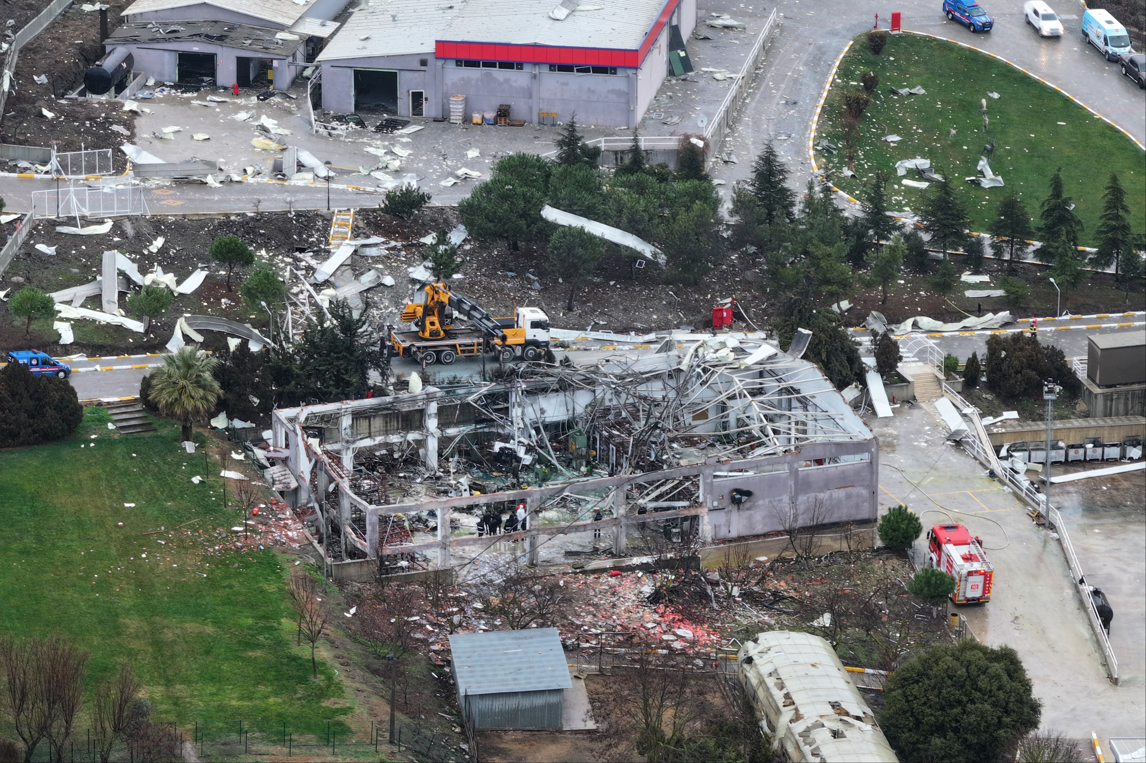 Balıkesir'de patlamanın yaşandığı ZSR fabrikası 