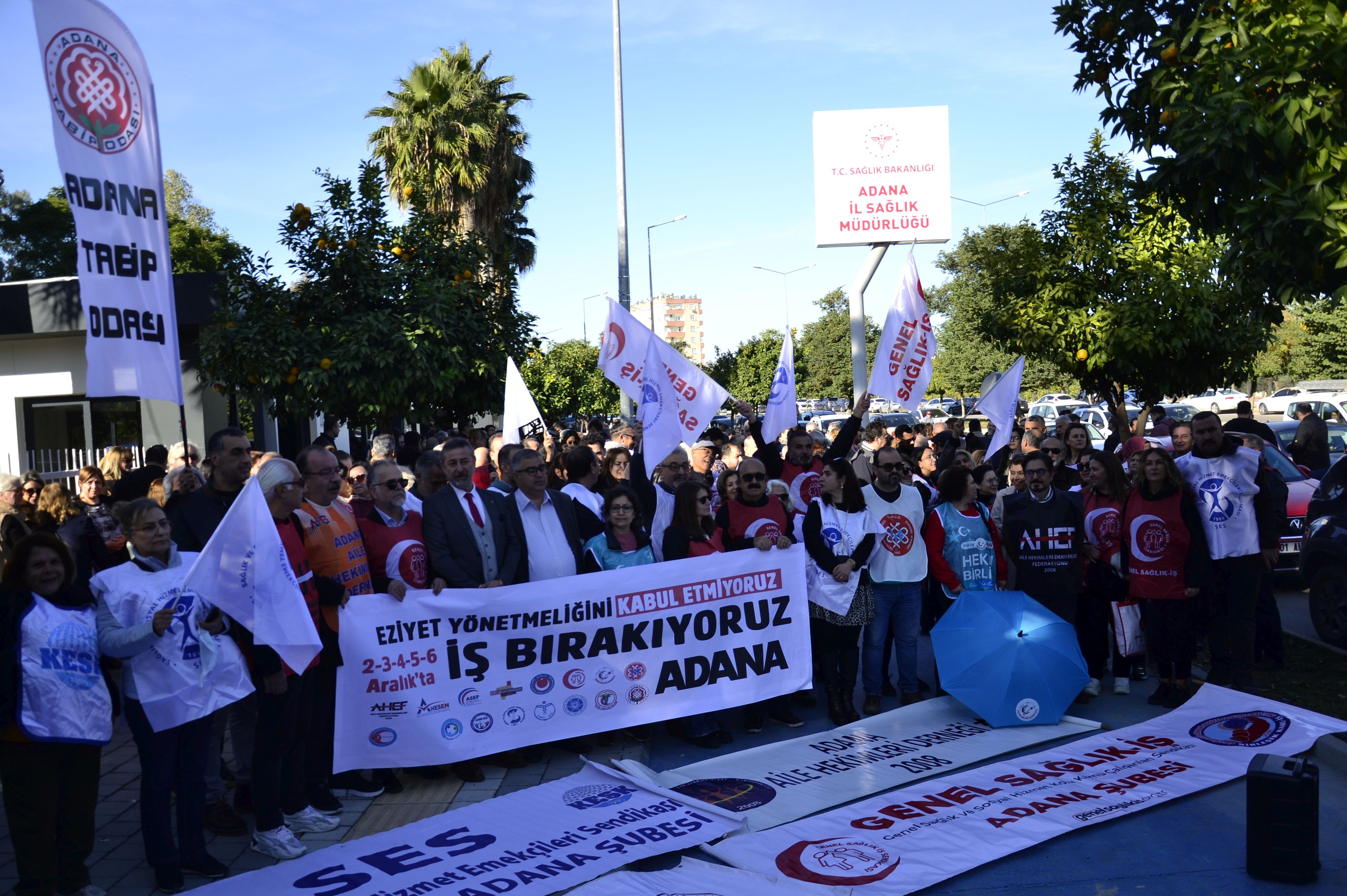 adana tabip odası basın açıklaması