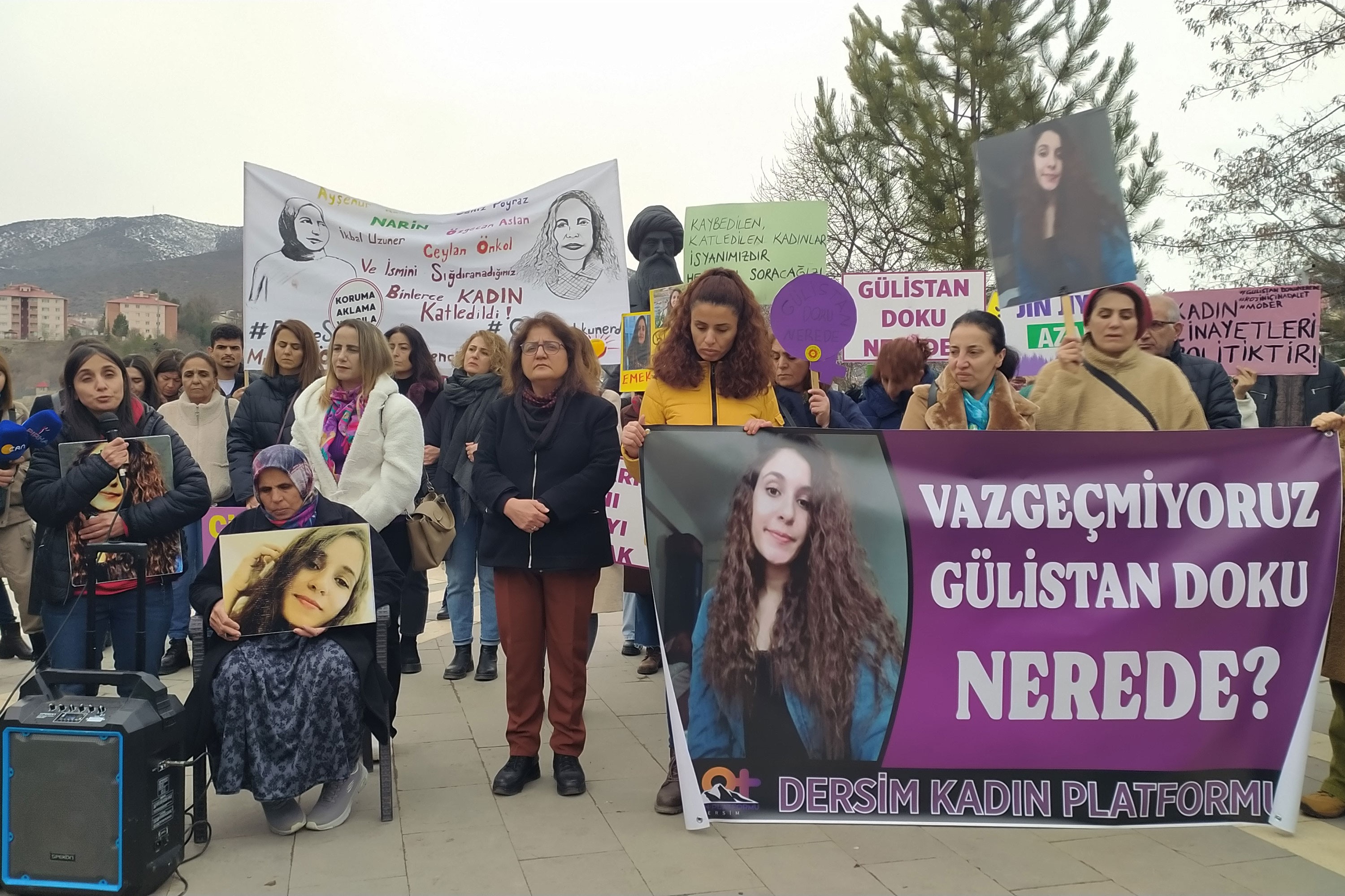 Gülistan Doku'nun kaybedilişinin 5'inci yılında Dersim'de eylem düzenlendi