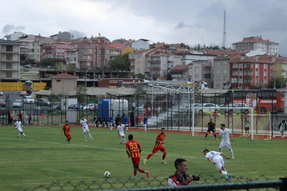 Edirnespor'un maçlarından bir an