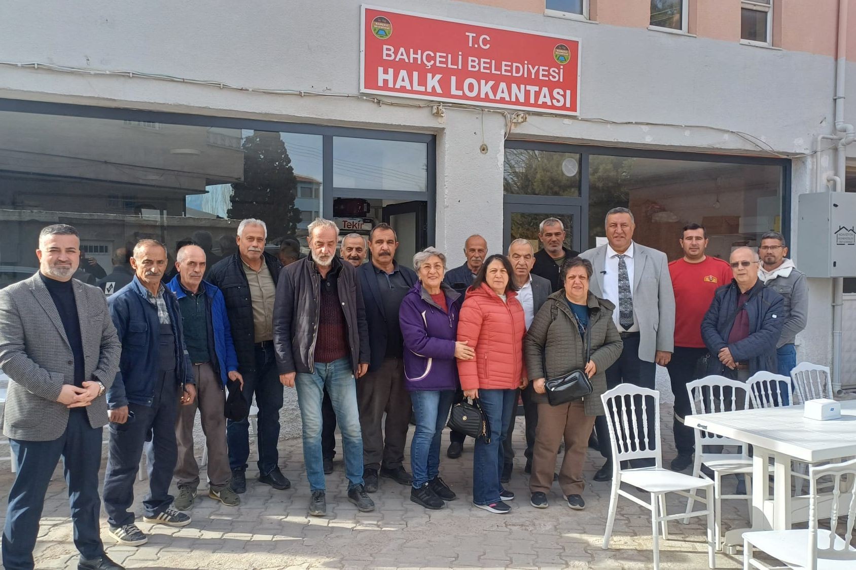 Bahçeli Belediyesi, Kent Lokantası'nın açılışı.