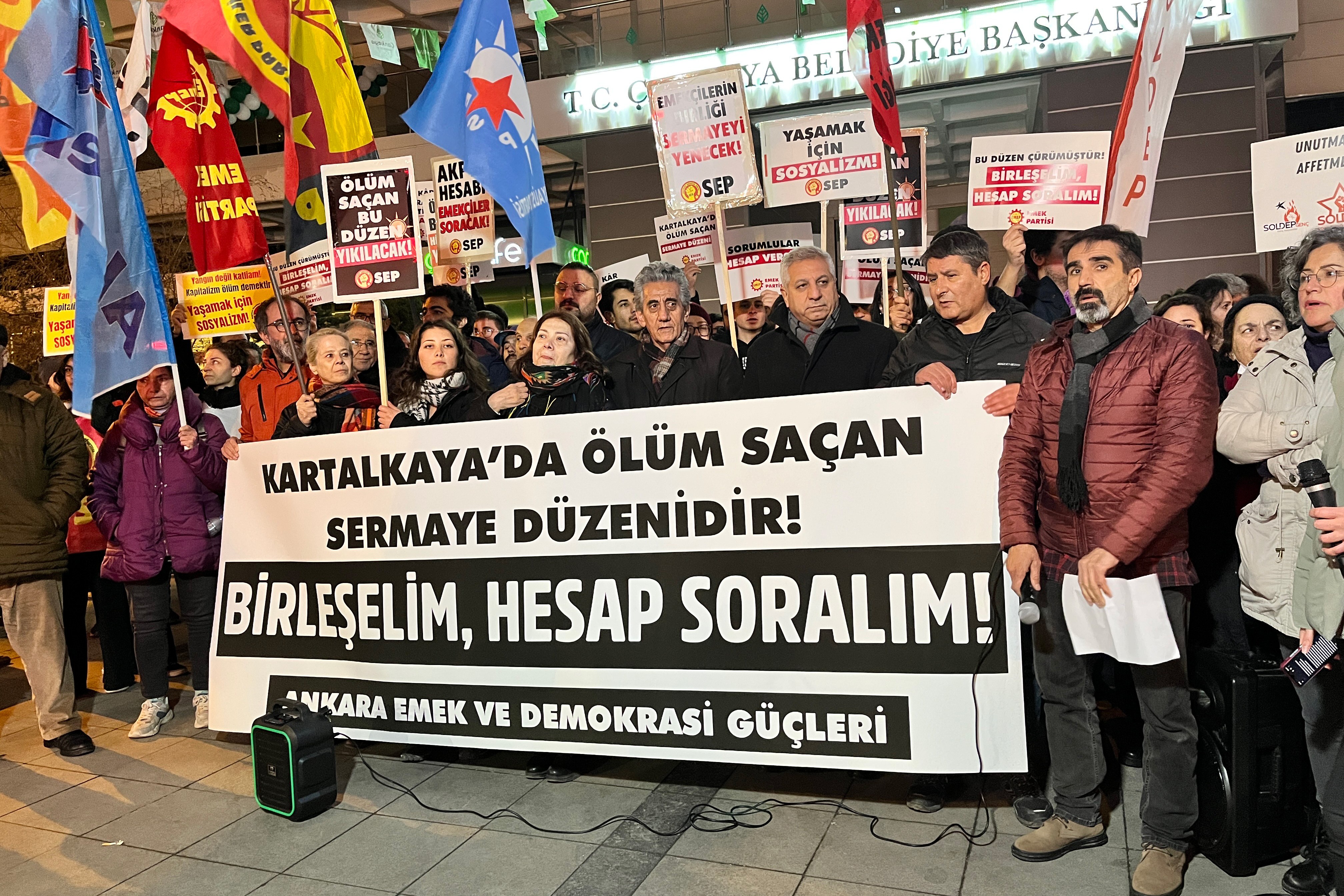 Ankara Emek ve Demokrasi Güçleri, Bolu Kartalkaya'da gerçekleşen katliama ilişkin açıklama yaptı