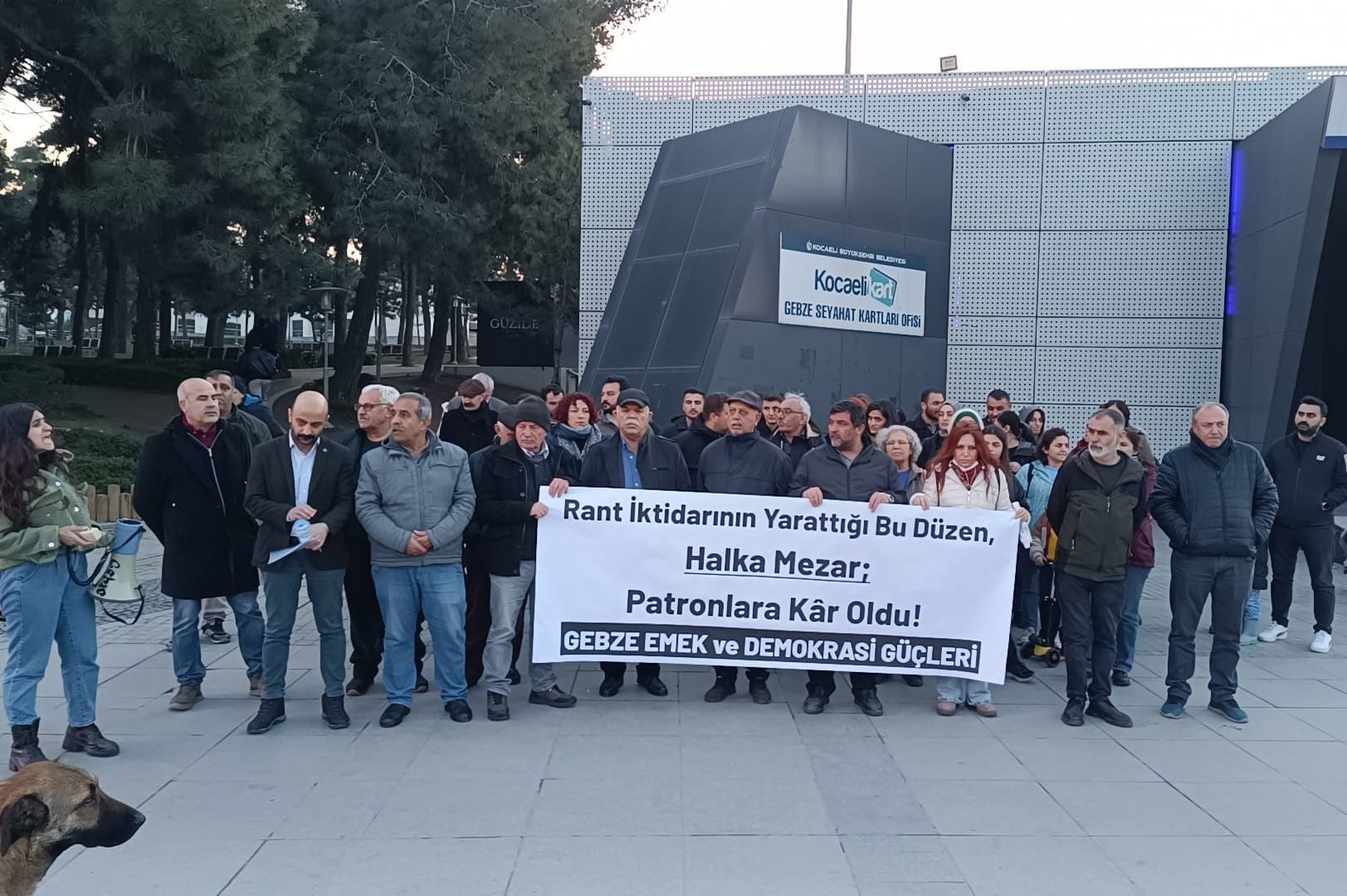 gebze emek ve demokrasi platformu kartalkaya katliamı protestosu