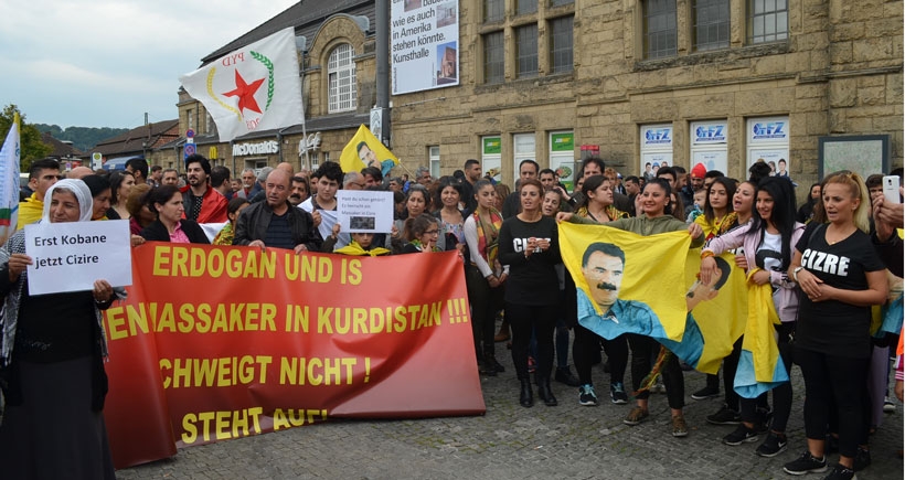 Bielefeld´liler Türkiye´deki katliamları protesto etti