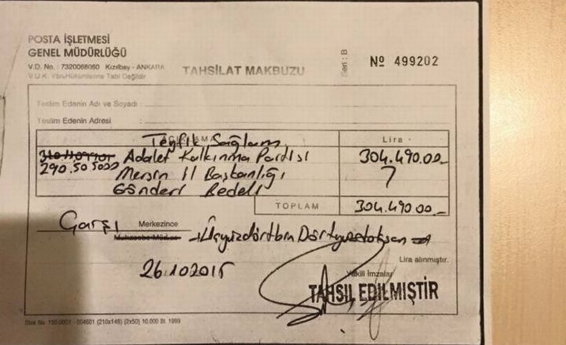 AKP Mersin’de 1.2 milyon seçmene 305 bin TL’lik mektup gönderdi