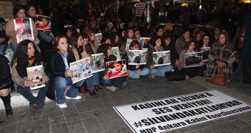 Ankara'daki kadınlar Silvan için ses verdi: Silvan'da kadınların da halkın da öz savunması meşrudur