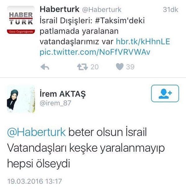 AKP Eyüp Kadın Kolları yöneticisi İsrailli yaralılar için 'Keşke hepsi ölseydi' dedi