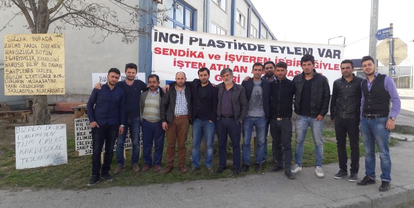 İnci Plastik işçileri sözleşme sürecine mücadeleyle girdi