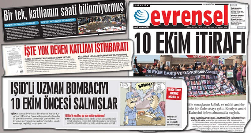 10 Ekim haberleri için Evrensel ve Cumhuriyet'e soruşturma