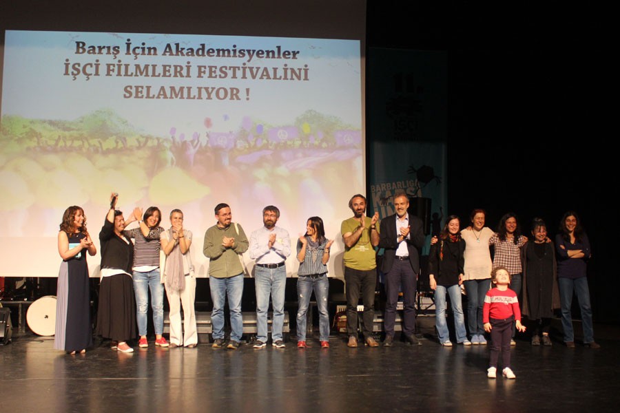 İşçi Filmleri Festivali, barış akademisyenleriyle açıldı