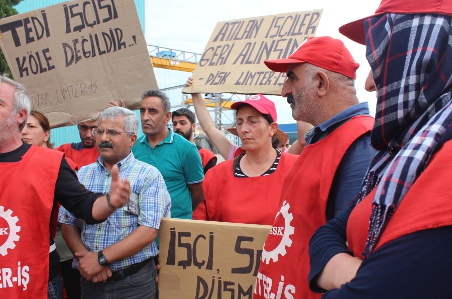 Tedi işçileri patronla görüştü