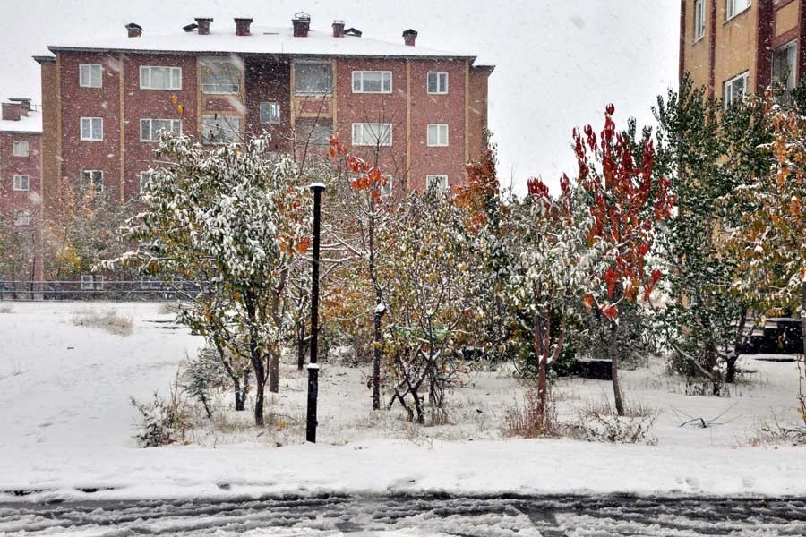 Bitlis’e mevsimin ilk karı yağdı