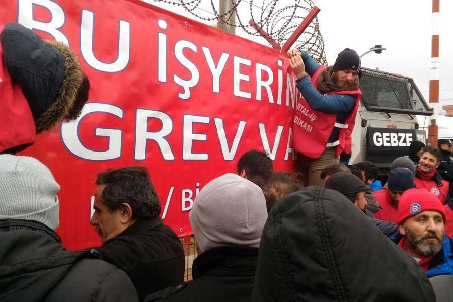 General Elektrik işçileri greve çıktı!