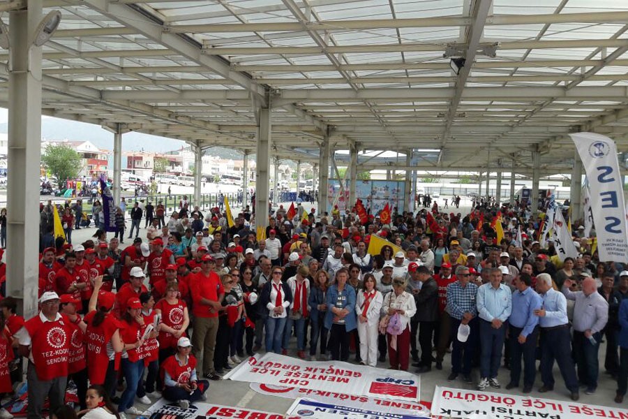 Muğla'da 1 Mayıs coşkusu