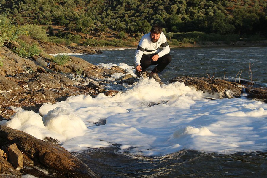 Bafa gölü yaşam mücadelesi veriyor